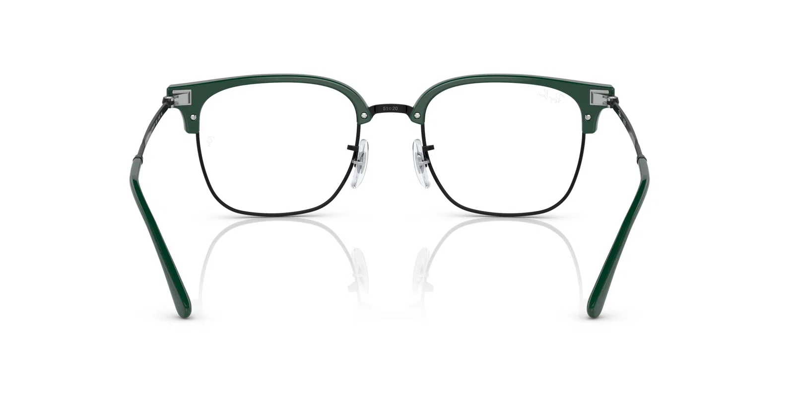 Ray-Ban New Clubmaster 7216 Eyeglasses - Blue On Gunmetal - view 57